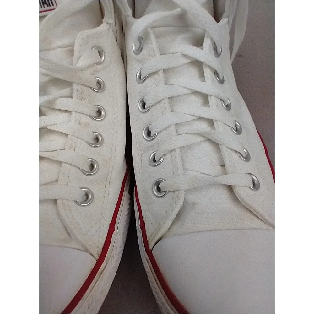 Converse Chuck Taylor All Star Madison Mid White Canvas Sneakers  Mens 10.5 - Picture 12 of 15